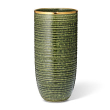 Load image into Gallery viewer, AERIN Calinda Tall Vase - Forest Green