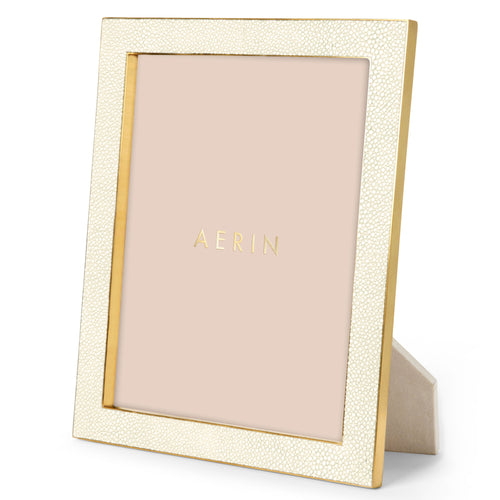 AERIN Classic Shagreen 8x10 Frame - Cream