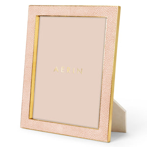 AERIN Classic Shagreen 8x10 Frame - Blush