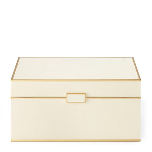 AERIN Classic Shagreen Bar Set - Cream