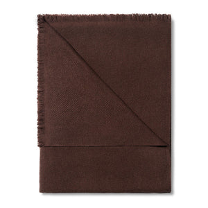 AERIN Noe Cashmere Throw - Chocolate