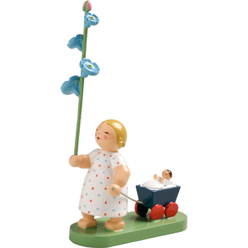 Wendt & Kuhn Girl with Forget-me-not Figurine