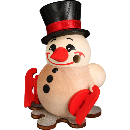 Seiffener Volkskunst Cool Man On Ice Skates 3.5