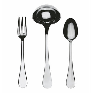 Mepra 3 Pcs Serving Set (Fork Spoon And Ladle) Brescia