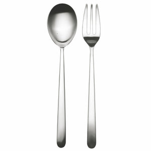 Mepra Serving Set (Fork And Spoon) Linea Ice