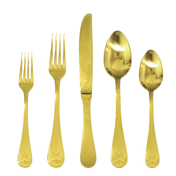 Load image into Gallery viewer, Mepra 5 Pcs Place Setting Casablanca Oro
