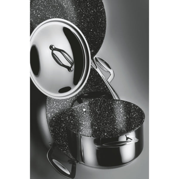 Load image into Gallery viewer, Mepra Non Stick Saute Pan 2 Handles Glamour Stone Cm 32
