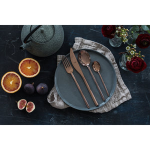 Mepra Serving Set (Fork And Spoon) Due Bronzo