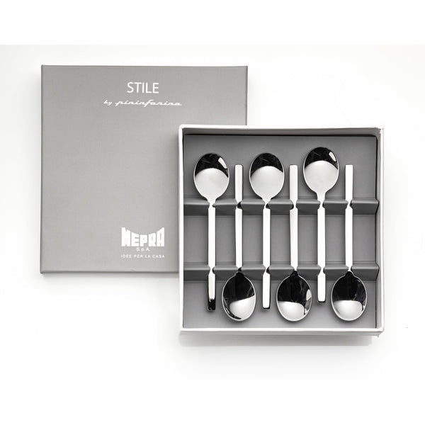 Load image into Gallery viewer, Mepra Gift Box 6 Moka Spoons Stile
