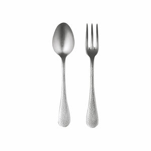 Mepra Serving Set (Fork And Spoon) Epoque Pewter
