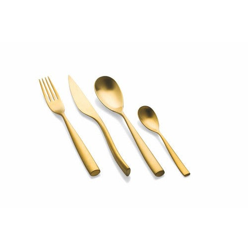 Load image into Gallery viewer, Mepra Cutlery Set 5 Pcs Arte Oro Ice
