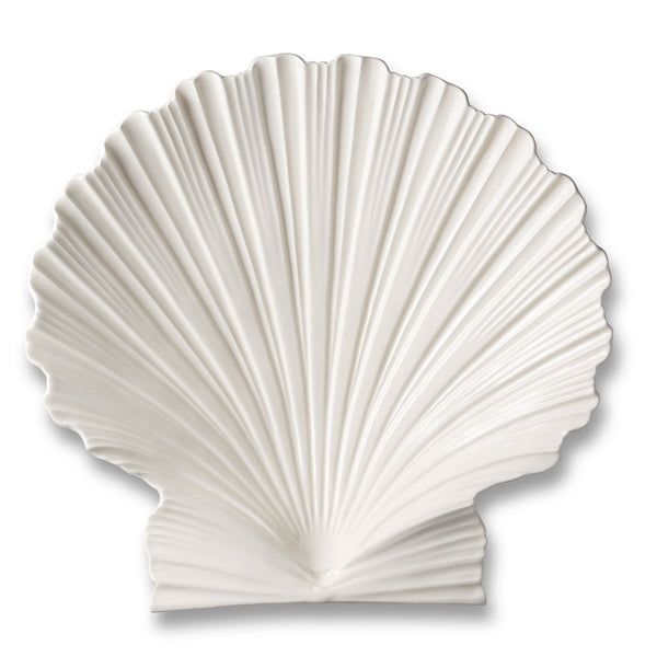 Load image into Gallery viewer, AERIN Shell Platter, Large - CREAM
