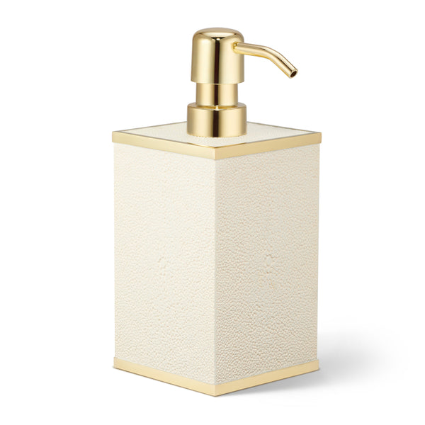 Load image into Gallery viewer, AERIN Classic Shagreen Soap Pump Dispenser - Cream
