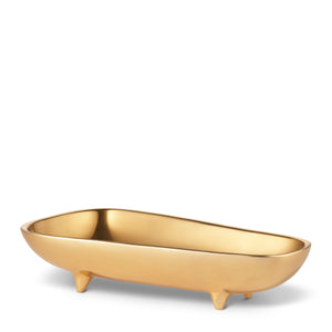 AERIN Valerio Footed Bowl - Large - Gold
