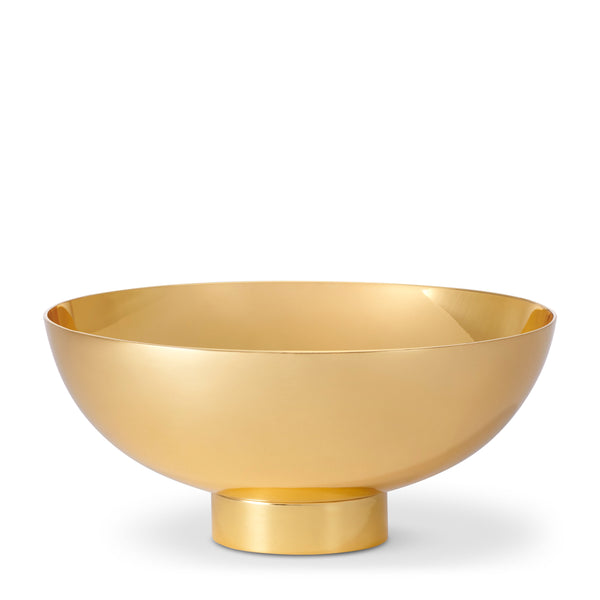 Load image into Gallery viewer, AERIN Sintra Footed Bowl - Medium - Gold
