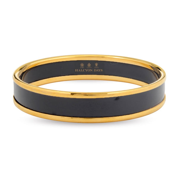 Load image into Gallery viewer, Halcyon Days &quot;Black &amp; Gold&quot; Bangle
