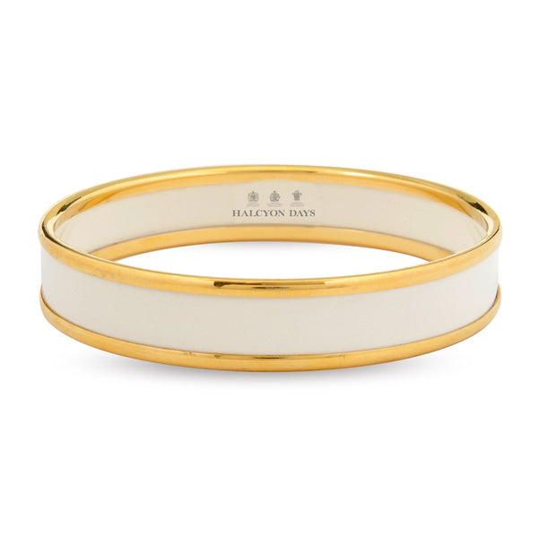 Load image into Gallery viewer, Halcyon Days &quot;Ivory &amp; Gold&quot; Bangle

