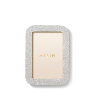 AERIN Modern Shagreen 4x6 Frame - Dove