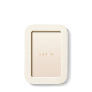 AERIN Modern Shagreen 4x6 Frame - Cream