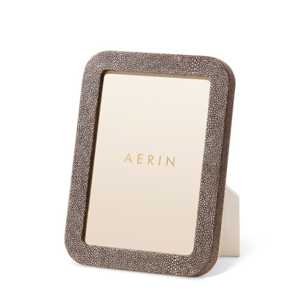 Load image into Gallery viewer, AERIN Modern Shagreen 5x7 Frame - Chocolate
