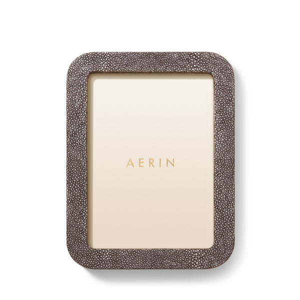 Load image into Gallery viewer, AERIN Modern Shagreen 5x7 Frame - Chocolate
