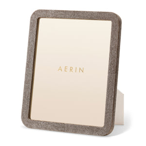 AERIN Modern Shagreen 8x10 Frame - Chocolate