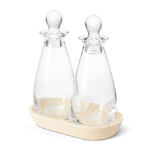 Load image into Gallery viewer, AERIN Shagreen Oil and Vinegar Bottle Set