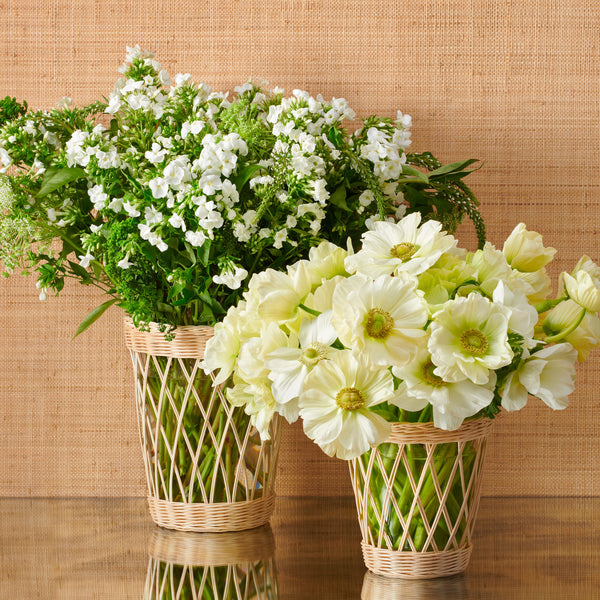 Load image into Gallery viewer, AERIN Navona Small Wicker Vase

