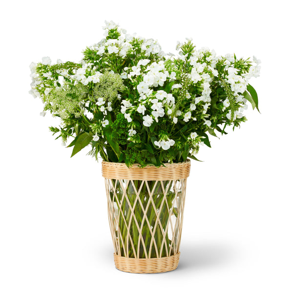 Load image into Gallery viewer, AERIN Navona Large Wicker Vase
