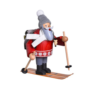 KWO 21198 Skier 7.5" Incense Smoker