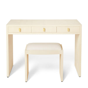AERIN Shagreen Vanity Table and Stool Set