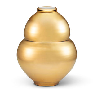 AERIN Sancia Gourd Vase - Gold