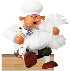 KWO Cook With Goose, Sitting 6.3" Incense Smoker