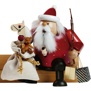 KWO 21608 Santa Claus, Sitting 6.3" Incense Smoker