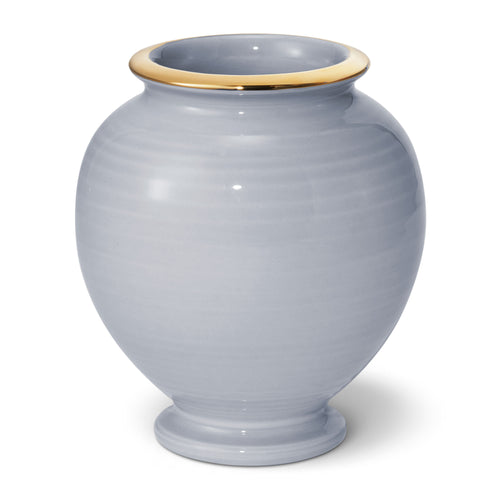 AERIN Siena Small Vase - Blue Haze