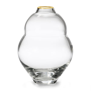 AERIN Sancia Gourd Glass Vase - Clear