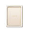 AERIN Piero Leather 5x7 Frame - Shadow White