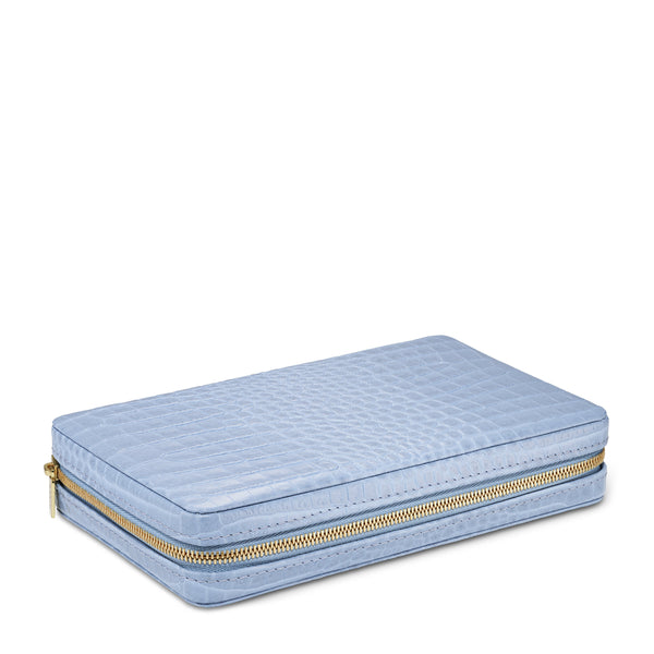 Load image into Gallery viewer, AERIN Enzo Travel Domino Set - Hydrangea Blue
