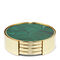 Load image into Gallery viewer, AERIN Lucas Mosaic Coaster, Set of 4 - Malachite
