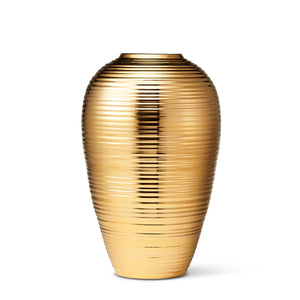 AERIN Calinda Tapered Vase - Gold