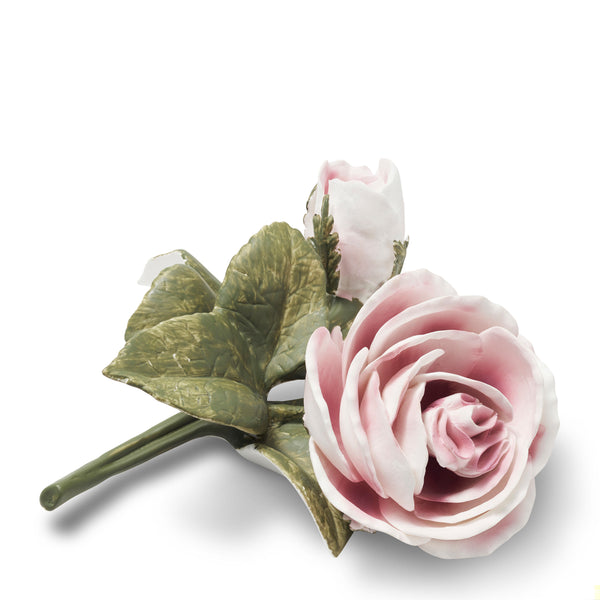 Load image into Gallery viewer, AERIN Porcelain Rose with Bud
