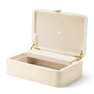 AERIN Abella Shagreen Large Jewelry Box