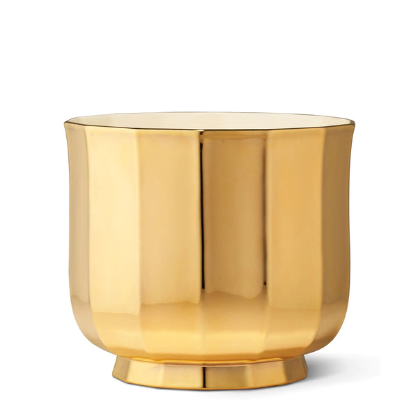 Load image into Gallery viewer, AERIN Delmara Large Cachepot, Gold
