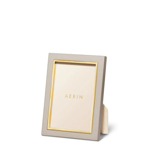 AERIN Varda Lacquer Frame, Taupe - 4 x 6"