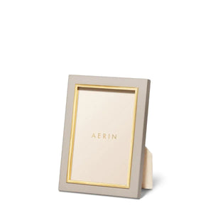 AERIN Varda Lacquer Frame, Taupe - 4 x 6