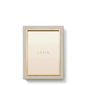 AERIN Varda Lacquer Frame, Taupe - 5 x 7"