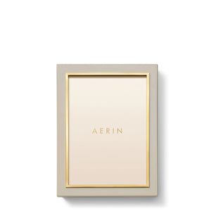 AERIN Varda Lacquer Frame, Taupe - 5 x 7"