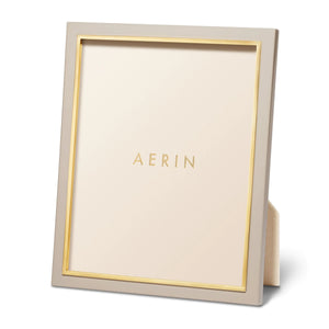 AERIN Varda Lacquer Frame, Taupe - 8 x 10