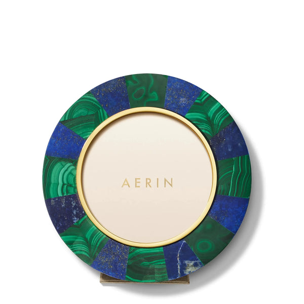Load image into Gallery viewer, AERIN Cassiel Mosaic Round Frame, Lapis, Malachite

