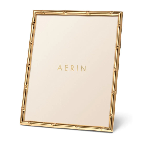 Load image into Gallery viewer, AERIN Ava Bamboo Frame 8 x 10, Gold
